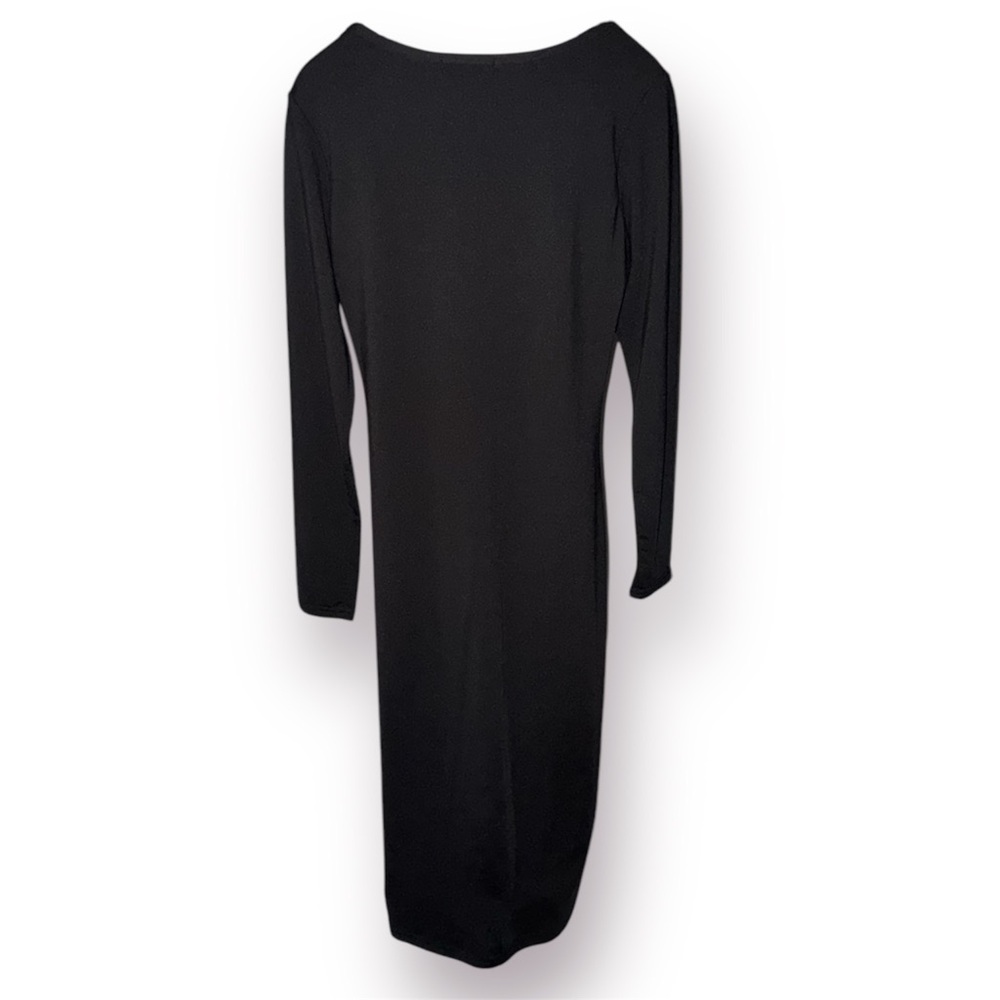 🛍️SALE🛍️ ALLEGRACE Women Sexy Long Sleeves Stretchy Bodycon Party Bandage Dress - Picture 5 of 7